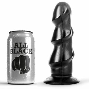 All black analdildo 17 cm