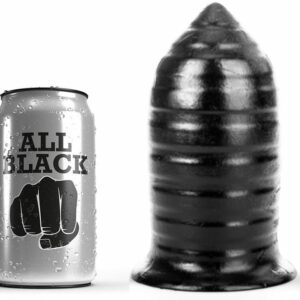 All black buttplug 16 cm