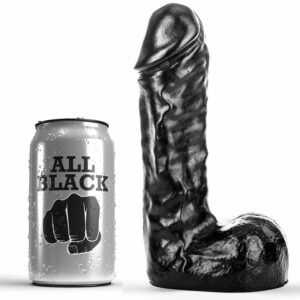 All Black analdildo Dong 19 cm svart