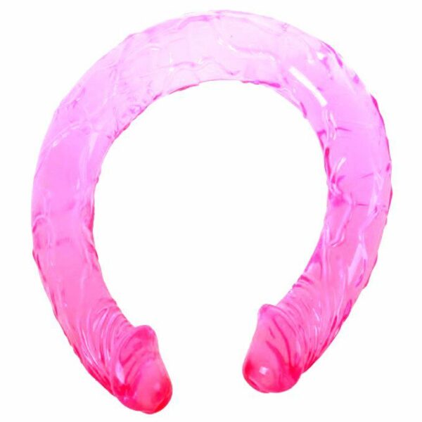 Baile anal dubbeldildo 44.5 cm rosa