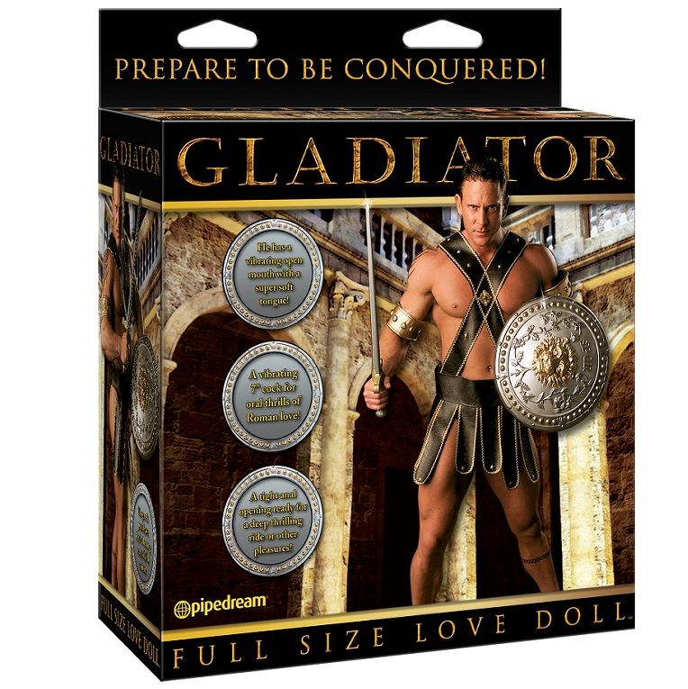 Pipedream uppblåsbar sexdocka gladiator