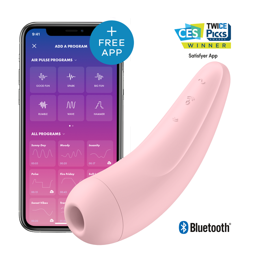 satisfyer rosa appstyrd vibrator