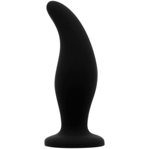 Ohmama buttplug 12 cm svart curved