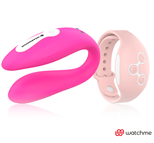 wearwatch vibrator med klocka rosa