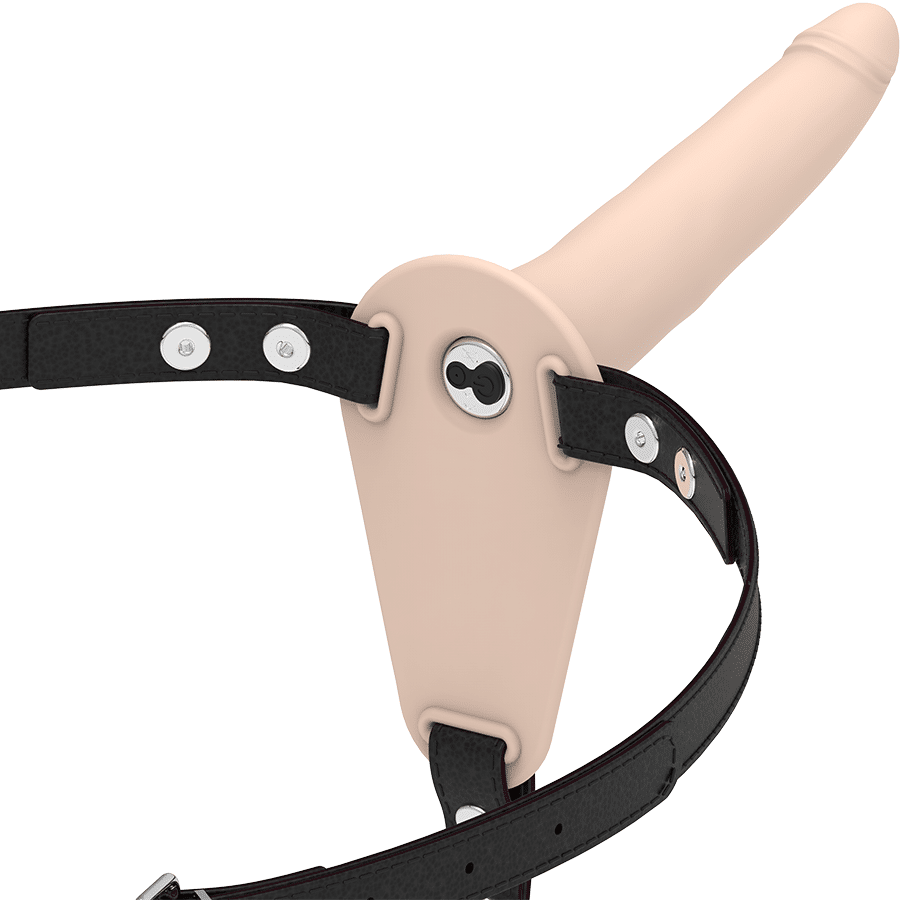 Fetish Submissive – vibrerande strap-on i silikon 15 cm